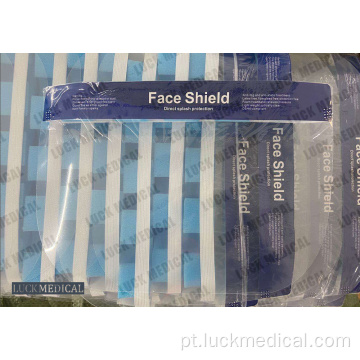 Escudo de face médica protetora antifog clara